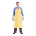 Product Image of AlphaTec 56-510 Heavy-Duty Disposable Bib Aprons, Yellow, Universal