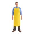 Product Image of AlphaTec 56-801 High-Performance Disposable Bib Aprons, Yellow, Universal