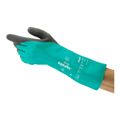 Product Image of AlphaTec 58-735 Advanced Chemical Resistant Gloves, Green/Hi-Viz, XL