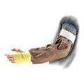 Product Image of ActivArmr 59-406 Puncture Resistant Welding Sleeves, Cotton/Kevlar Blend with Thumb Slot, Brown, 26"