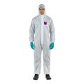 Product Image of AlphaTec 1500 Model 101 Disposable Chemical Resistant Coveralls w/ Hood, White, 5XL (Pack of 25)