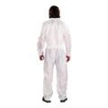 Product Image of AlphaTec 1500 Plus Model 103 Disposable Chemical Resistant Coveralls, Collared, White, Small (Pack of 25)