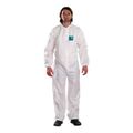 Product Image of AlphaTec 1800 Model 103 Standard Chemical Resistant Coveralls, Collared, White, 2XL (Pack of 25)