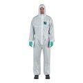 Product Image of AlphaTec 1800 Model 111 Standard Chemical Resistant Coveralls w/ Hood, White, Large (Pack of 25)
