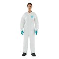 Product Image of AlphaTec 2000 Model 103 Standard Rain & Chemical Resistant Coverall, Collared, White, Small (Pack of 25)
