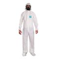 Product Image of AlphaTec 2000 Model 107 Standard Rain & Chemical Resistant Coverall w/ Hood & Attached Boots, White, XL (Pack of 25)