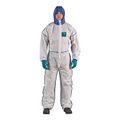 Product Image of AlphaTec 1800 Model 195 Standard Disposable Chemical Resistant Coveralls w/ Hood, White, Large (Pack of 25)