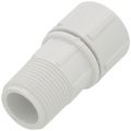 Product Image of 3/4" PVC Swivel Adapter (MIPT x FHT Swivel) w/ Washer
