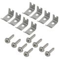 Product Image of Metal Retainer Clips (4) and Screws (4), 8 Pack