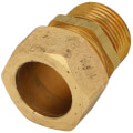 3/4" NPT x 3/4" Tube Compression Fitting Connector