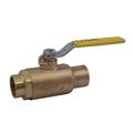 Product Image of 2-1/2" Solder 2-Piece Ball Valve w/ Stainless Steel Ball & 2-1/4" Stem
