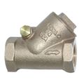 Product Image of 1-1/4" Threaded Bronze Y-Pattern Swing Check Valve w/ Bronze Seat Disc, 61Y19601