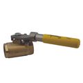 Product Image of 1/2" Threaded Bronze 2 Piece Standard Port Ball Valve w/ Spring Return Handle, 7150301