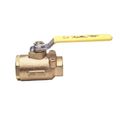Product Image of 2" Threaded Bronze 2 Piece Ball Valve w/ Therma-Seal Insulating Tee Handle, 7714811