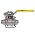 Product Image of 1-1/2" Sch. 40 Butt-Weld Stainless Steel 3 Piece Full Port Ball Valve, 86A50701