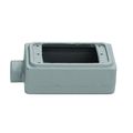 Product Image of 2.81" x 5.88" x 2.69" 1-Gang FD Aluminum Device Box w/ 3/4" Hub
