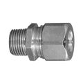 Product Image of 1-1/4" MNPT Aluminum Liquid Tight Strain Relief Straight Cord Connector, 1" to 1.125" Cord Dia. Range