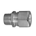 Product Image of 2" MNPT Aluminum Body Liquid Tight Strain Relief Straight Cord Connector, 1.531" to 1.78" Cord Dia. Range