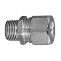 Product Image of 2" MNPT Aluminum Body Liquid Tight Strain Relief Straight Cord Connector, 1.65" to 2" Cord Dia. Range