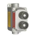 Product Image of 1-Gang 1-Circuit Universal Red Mushroom Head Control Station, Emergency Stop Nameplate, 1/2" Hub (10A, 600 VAC)