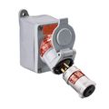 Product Image of 1-Gang Explosion-Proof Dead-End Malleable Iron Receptacle w/ 1/2" Hub (3P, 2W, 20A, 125 VAC)