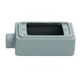 Product Image of 2.81" x 6.31" x 2.69" 1-Gang FDCC Malleable Iron Device Box w/ 1" Hub