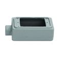 Product Image of 2.81" x 5.88" x 2" 1-Gang FST Malleable Iron Device Box w/ 3/4" Hub