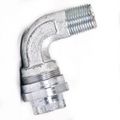 Product Image of 3/4" Male x 1/2" Female 90-Degree Threaded Conduit Elbow Union - Malleable Iron