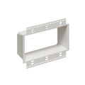 Product Image of 3-Gang Electrical Outlet Box Extender w/ Larger Flange (White)