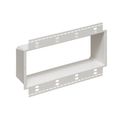 Product Image of 4-Gang Electrical Outlet Box Extender w/ Larger Flange (White)