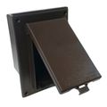 Product Image of 1-Gang Weatherproof Low Profile Inbox, Vertical, In-Use Cover, for New Brick w/ Adapter Sleeve (Brown)