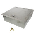 Product Image of 12" x 12" x 4" Stainless Steel Recessed Valve Box (Stainless Steel)