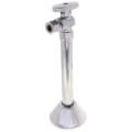 Product Image of 1/2" Sweat x 3/8" OD Compression Angle Stop w/ Bell Escutcheon, Lead Free (Chrome)