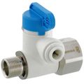 Product Image of 1/2" NPS x 3/8" COMP x 1/4" OD Speedfit Angle Stop Adapter Valve