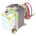 Product Image of Plate/Panel Mounted 208/277/480 Vac Transformer w/ 9" Lead Wires & Button for Manually Resetting Circuit Breaker, AT175F1031
