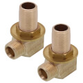 Product Image of 1/2" NPT Nipple, Lock Nut & Washer Short Elbow Installation Kit (2 per Pack), B-0230-K