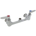 Product Image of 8" Wall Mount Double Pantry Swivel Base Mixing Faucet w/o Nozzle