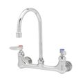 Product Image of Wall Mount Pantry Faucet, 8" Centers, Eternas, Swivel Gooseneck, Lever Handles, B-0331