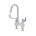 Product Image of 4" Deck Mount, 2 Wrist-Handle Medical Faucet, 2-7/8" Rigid/Swivel Gooseneck, 2.2 GPM