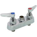 Product Image of 4" Deck Mount Two Handle Workboard Faucet with Less Nozzle and Lever Handles