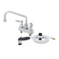 Product Image of 4" Deck Mount Workboard Faucet w/ 8" Swing Nozzle & Lever Handles