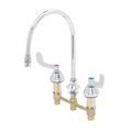 Product Image of Medical Faucet, 8" Centers, 135X Swivel Gooseneck, Non-Splash Aerator, Eternas, 4" Handles