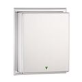 Product Image of B-29744 Semi-Recessed Mounted Automatic Universal Roll Towel Dispenser (Satin)