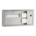 Product Image of B-30929 Surface-Mounted Toilet Tissue, Seat-cover Dispenser and Waste Disposal (Satin)