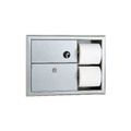 Product Image of B-3094 Recessed Sanitary Napkin Disposal and Toilet Tissue Dispenser (Satin)