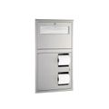 Product Image of B-3474 Recessed Seat-cover Dispenser and Toilet Tissue Dispenser (Satin)