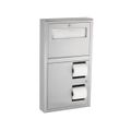 Product Image of B-3479 Surface-Mounted Seat-cover Dispenser and Toilet Tissue Dispenser (Satin)