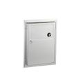 Product Image of B-354 Partition-mounted Sanitary Napkin Disposal (Satin)