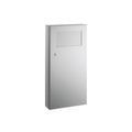 Product Image of B-35639 Surface-Mounted Waste Receptacle w/ Disposal Door (Satin)