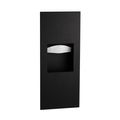 Product Image of B-36903.MBLK Recessed Paper Towel Dispenser/Waste Receptacle (Matte Black)
